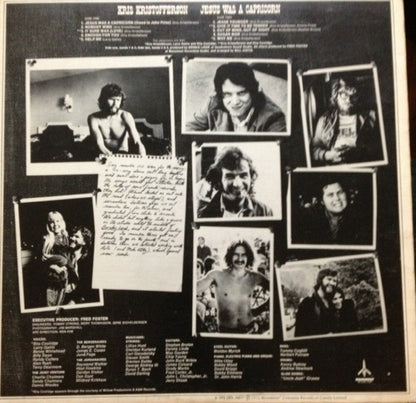 Kris Kristofferson : Jesus Was A Capricorn (LP, Album, Gat)