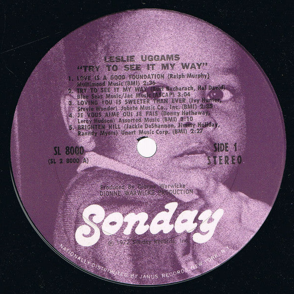 Leslie Uggams : Try To See It My Way (LP, Album, Gat)