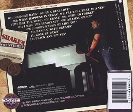 Phil Vassar : Shaken Not Stirred (HDCD, Album)