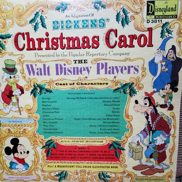 The Walt Disney Players, Charles Dickens (2) : An Adaptation Of Dickens' Christmas Carol (LP, Album, Club, RP)