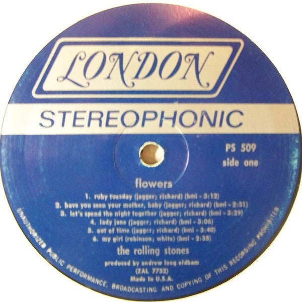 The Rolling Stones : Flowers (LP, Comp)