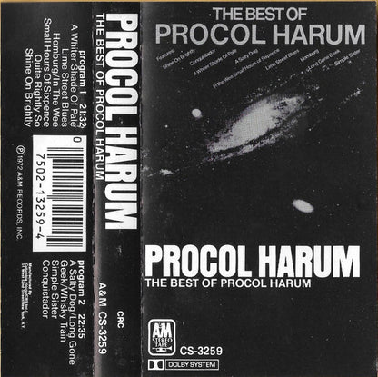 Procol Harum : The Best Of Procol Harum (Cass, Comp, Club, RE, Dol)