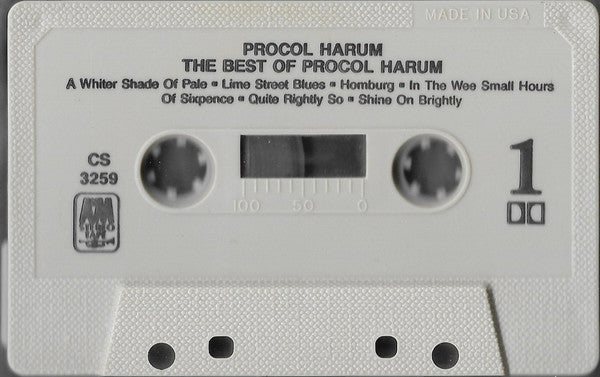 Procol Harum : The Best Of Procol Harum (Cass, Comp, Club, RE, Dol)