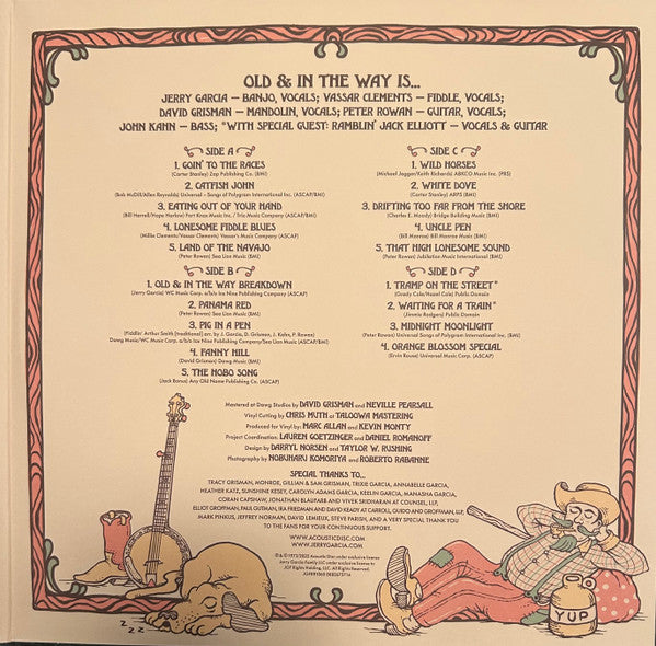 Old & In The Way : Live At Sonoma State: November 4th, 1973 (2xLP, Album, RSD, Ltd)
