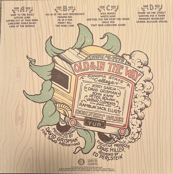 Old & In The Way : Live At Sonoma State: November 4th, 1973 (2xLP, Album, RSD, Ltd)