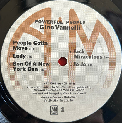 Gino Vannelli : Powerful People (LP, Album, Ter)