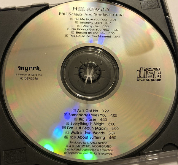 Phil Keaggy : Phil Keaggy And Sunday's Child (CD, Album)