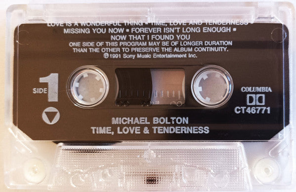 Michael Bolton : Time, Love & Tenderness (Cass, Album, Dol)
