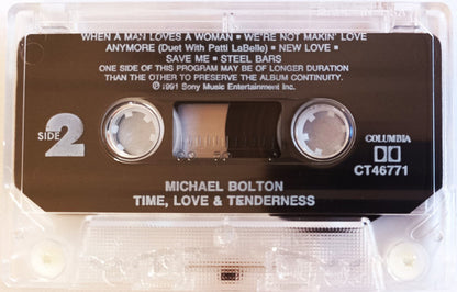 Michael Bolton : Time, Love & Tenderness (Cass, Album, Dol)