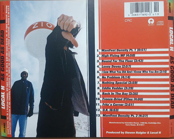 Local H : As Good As Dead (CD, Album, Club, CRC)