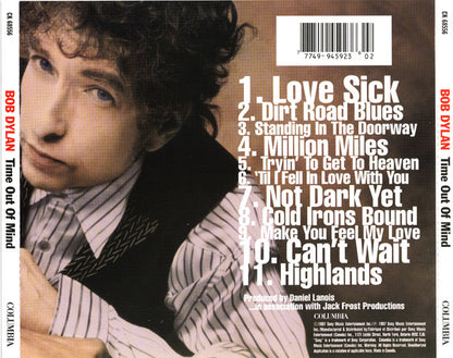 Bob Dylan : Time Out Of Mind (CD, Album, Club)