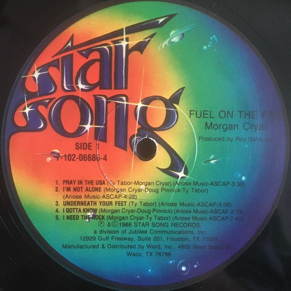Morgan Cryar : Fuel On The Fire (LP, Album)