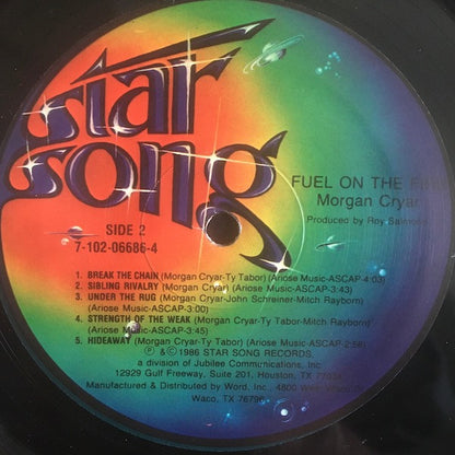 Morgan Cryar : Fuel On The Fire (LP, Album)