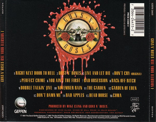 Guns N' Roses : Use Your Illusion I (CD, Album)