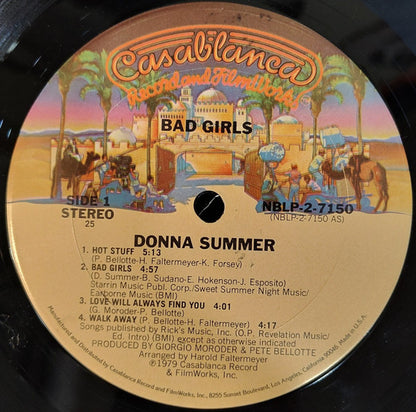 Donna Summer : Bad Girls (2xLP, Album, Club, 25 )