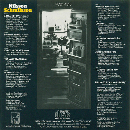 Nilsson* : Nilsson Schmilsson (CD, Album, RE)
