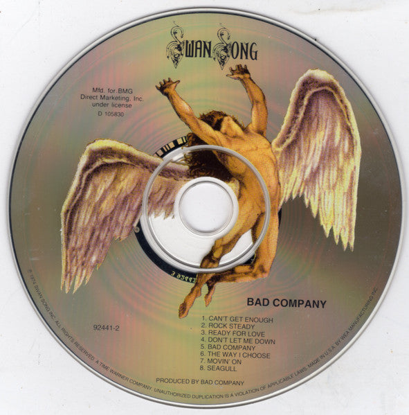 Bad Company (3) : Bad Company (CD, Album, Club, RE, RM)