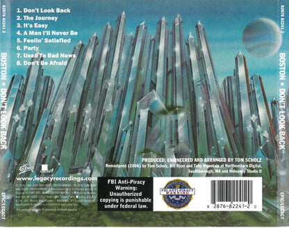 Boston : Don't Look Back (CD, Album, RE, RM, JVC)
