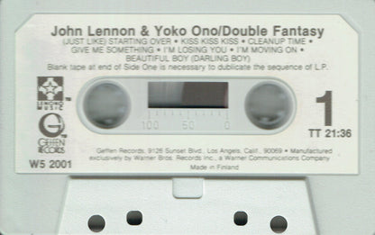 John Lennon Yoko Ono* : Double Fantasy (Cass, Album)
