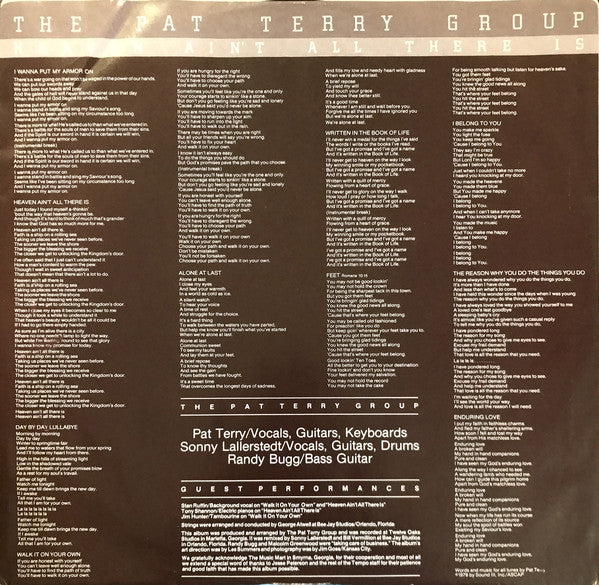 The Pat Terry Group : Heaven Ain't All There Is (LP, Album)