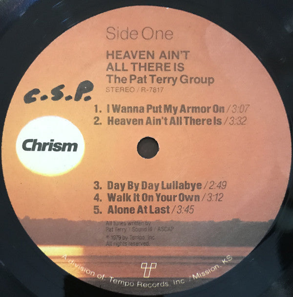 The Pat Terry Group : Heaven Ain't All There Is (LP, Album)