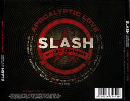 Slash (3) Featuring Myles Kennedy And The Conspirators : Apocalyptic Love (CD, Album)