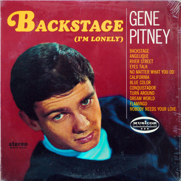 Gene Pitney : Backstage (LP, Album, Ter)