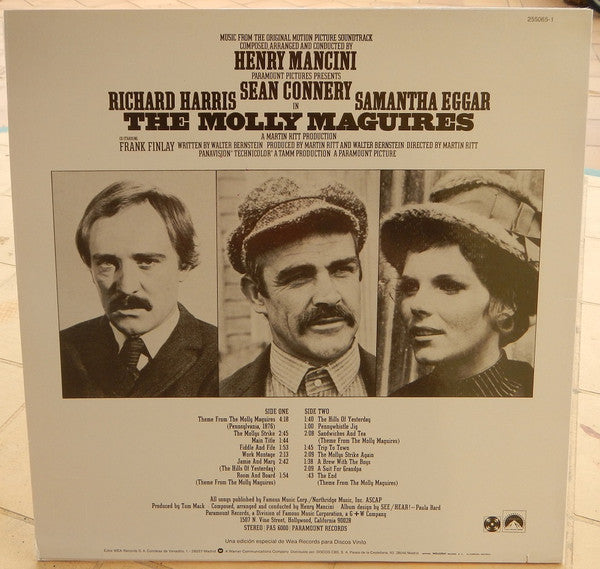 Henry Mancini : The Molly Maguires (Music From The Original Motion Picture Soundtrack) (LP, Album)