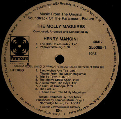 Henry Mancini : The Molly Maguires (Music From The Original Motion Picture Soundtrack) (LP, Album)