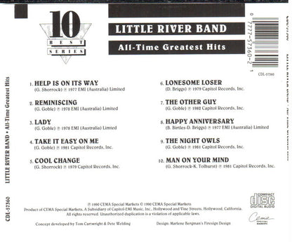Little River Band : All-Time Greatest Hits (CD, Comp)