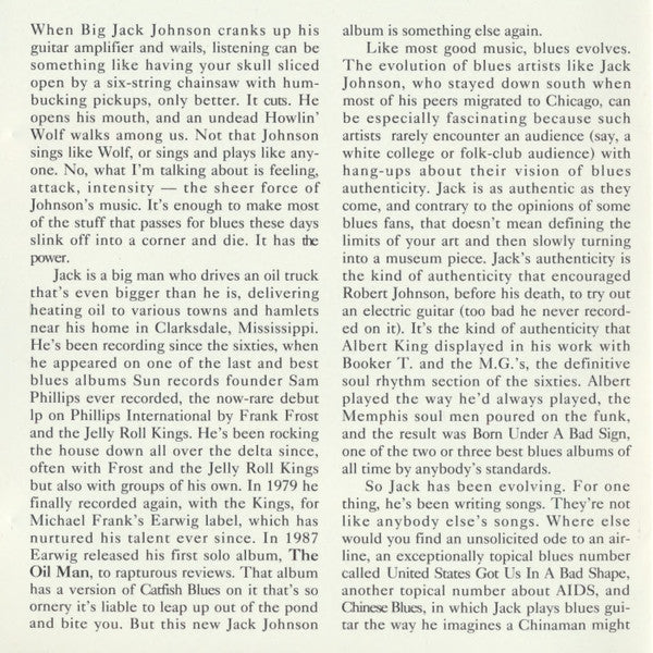 Big Jack Johnson : Daddy, When Is Mama Comin Home? (CD, Album)