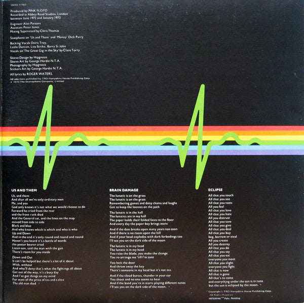 Buy Pink Floyd : The Dark Side Of The Moon (LP, Album, Win Buy Pink Floyd : The Dark Side Of The Moon (LP, Album, Win