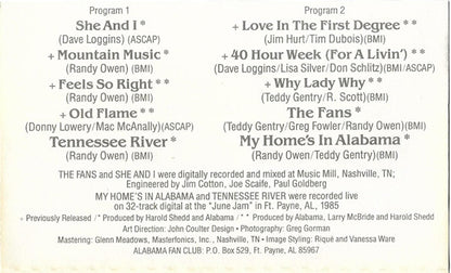 Alabama : Alabama Greatest Hits (Cass, Comp)