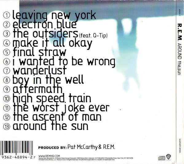 R.E.M. : Around The Sun (CD, Album, Dig)