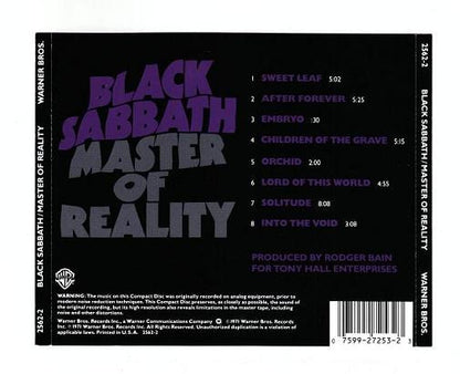 Black Sabbath : Master Of Reality (CD, Album, RE, SRC)