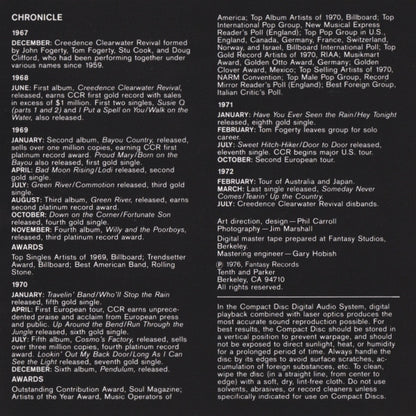 Creedence Clearwater Revival Featuring John Fogerty : Chronicle (The 20 Greatest Hits) (CD, Comp, Club, RE, CRC)