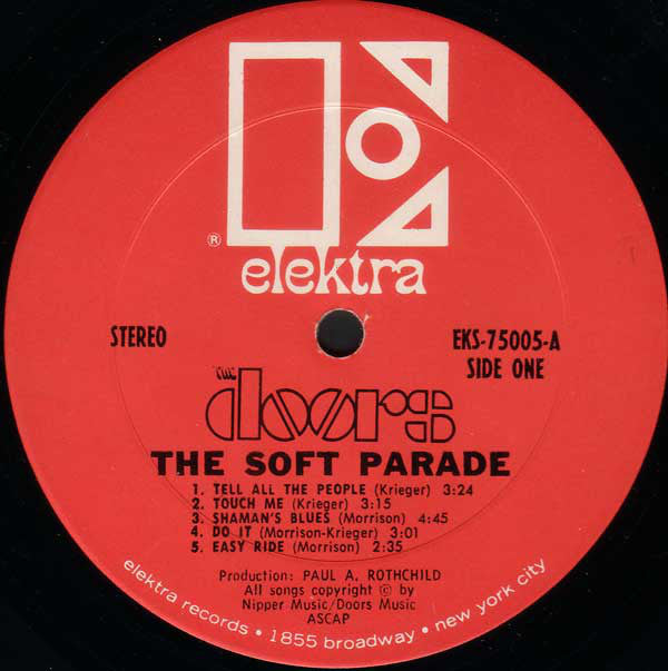 The Doors : The Soft Parade (LP, Album, RP, Pit)