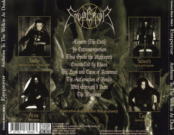 Buy Emperor : Anthems To The Welkin At Dusk (CD, Album, Enh