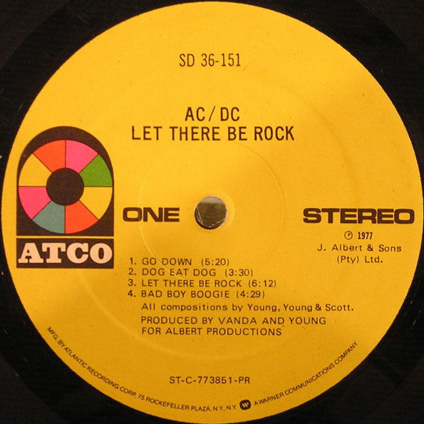 AC/DC : Let There Be Rock (LP, Album, PR )