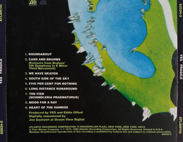 Yes : Fragile (CD + Box, Album, RE, RM, Gol)