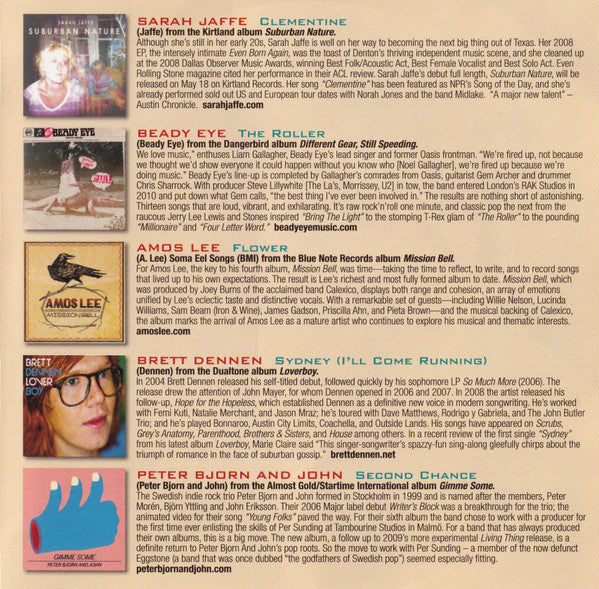Various : WXPN New Music Sampler Summer 2011 (CD, Promo, Smplr)