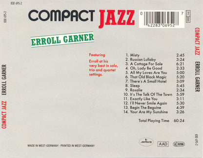 Erroll Garner : Erroll Garner (CD, Comp, RM)