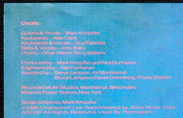 Dire Straits : Brothers In Arms (LP, Album, Club, Col)