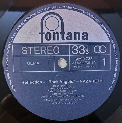 Nazareth (2) : Reflection - Rock Angels (LP, Album, Comp)