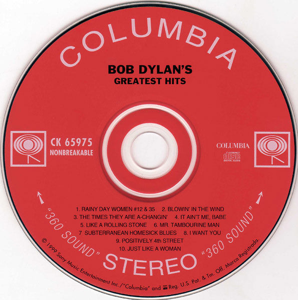 Buy Bob Dylan : Bob Dylan's Greatest Hits (CD, Comp, RE, RM
