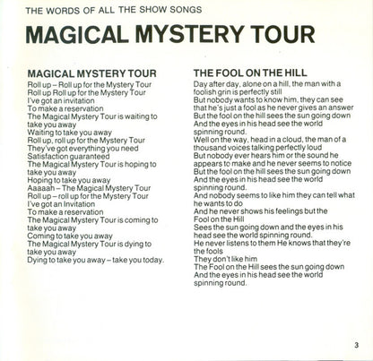 The Beatles : Magical Mystery Tour (CD, Album, RE, RM, RP, EMI)