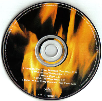 Pink Floyd : Wish You Were Here (CD, Album, RE, RM)