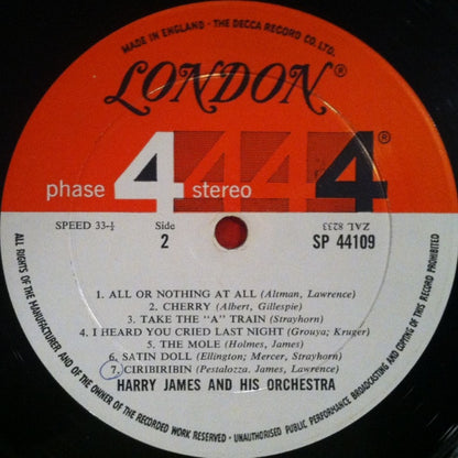 Harry James (2) : The Golden Trumpet Of Harry James (LP, Album, GAT)