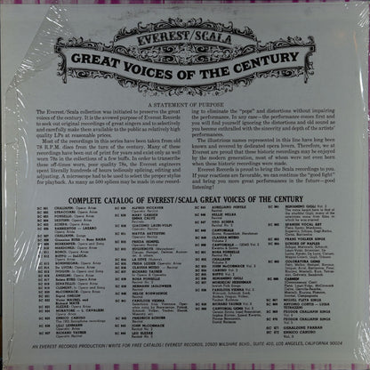 Nellie Melba : Sings (Great Voices Of The Century) (LP, Comp)