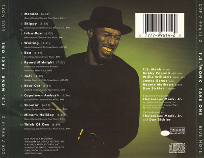 T.S. Monk* : Take One (CD, Album)